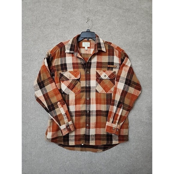 Cabela's Jackets & Coats Cabelas Heavy Flannel Shirt Jacket Mens L